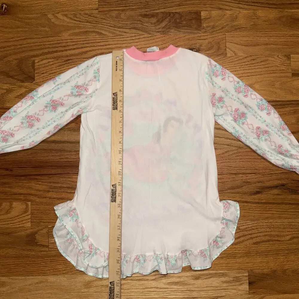 Vintage Walt Disney Beauty & The Beast Girls Nightgown Size 6 Nightgown